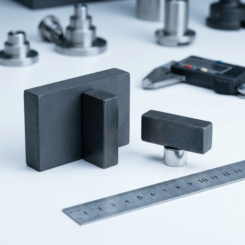 Regular Magnets

Because of their lower magnetic energy density, regular magnets are often larger and heavier.

Rare Earth Magnets

Rare earth magnets provide powerful magnetic force in compact sizes.

This allows manufacturers to design:

Smaller motors
Lightweight electronics
Compact sensors
High-efficiency equipment

Miniaturization is especially important in robotics, aerospace, medical equipment, and consumer electronics.