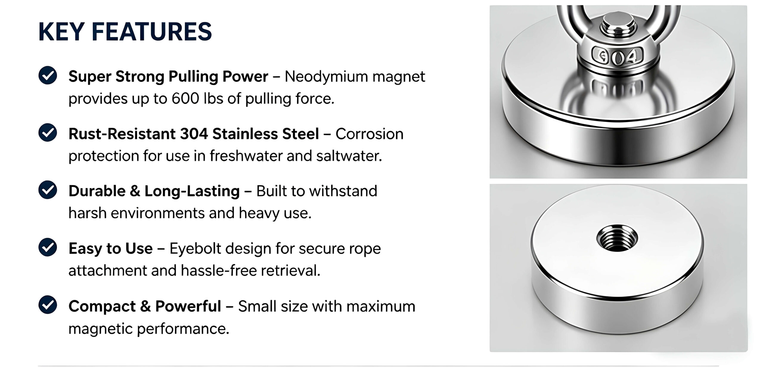 Fishing magnet lifting heavy metal tools