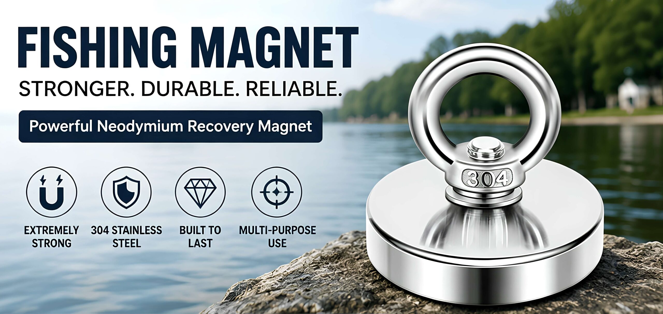 Powerful Neodymium Fishing Magnet