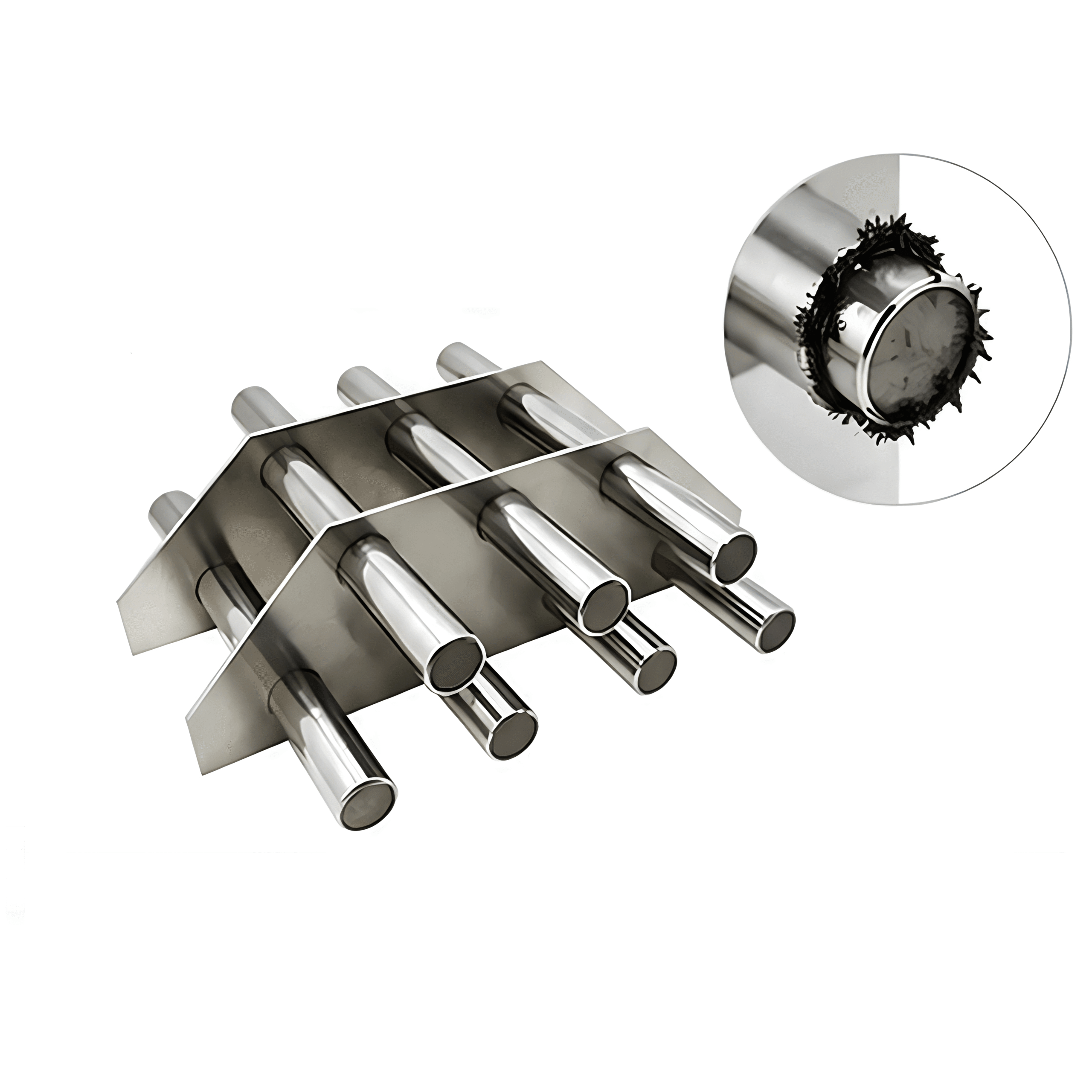 Neodymium magnetic grate separator for food processing