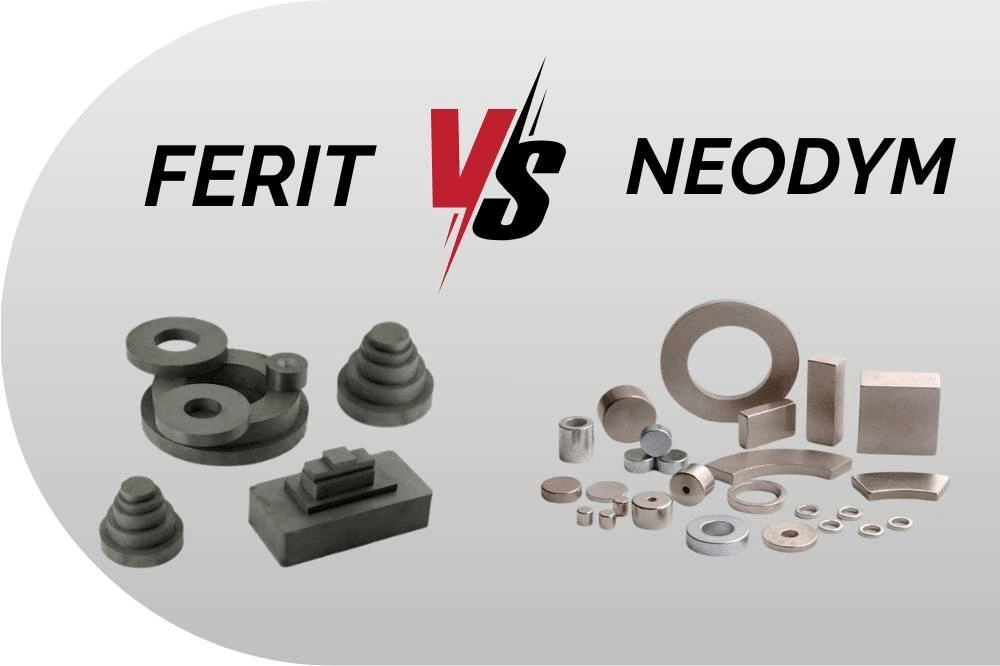 NdFeB magnet and ferrite magnet industrial application