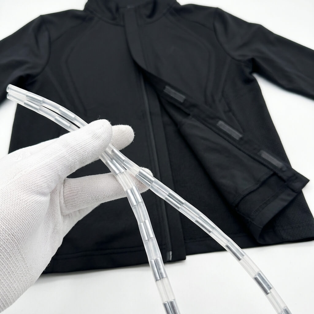 Invisible Magnet Snap Strip Flexible Tube Encased NdFeB Magnetic Zipper Closure for Bags Garments Caps Custom